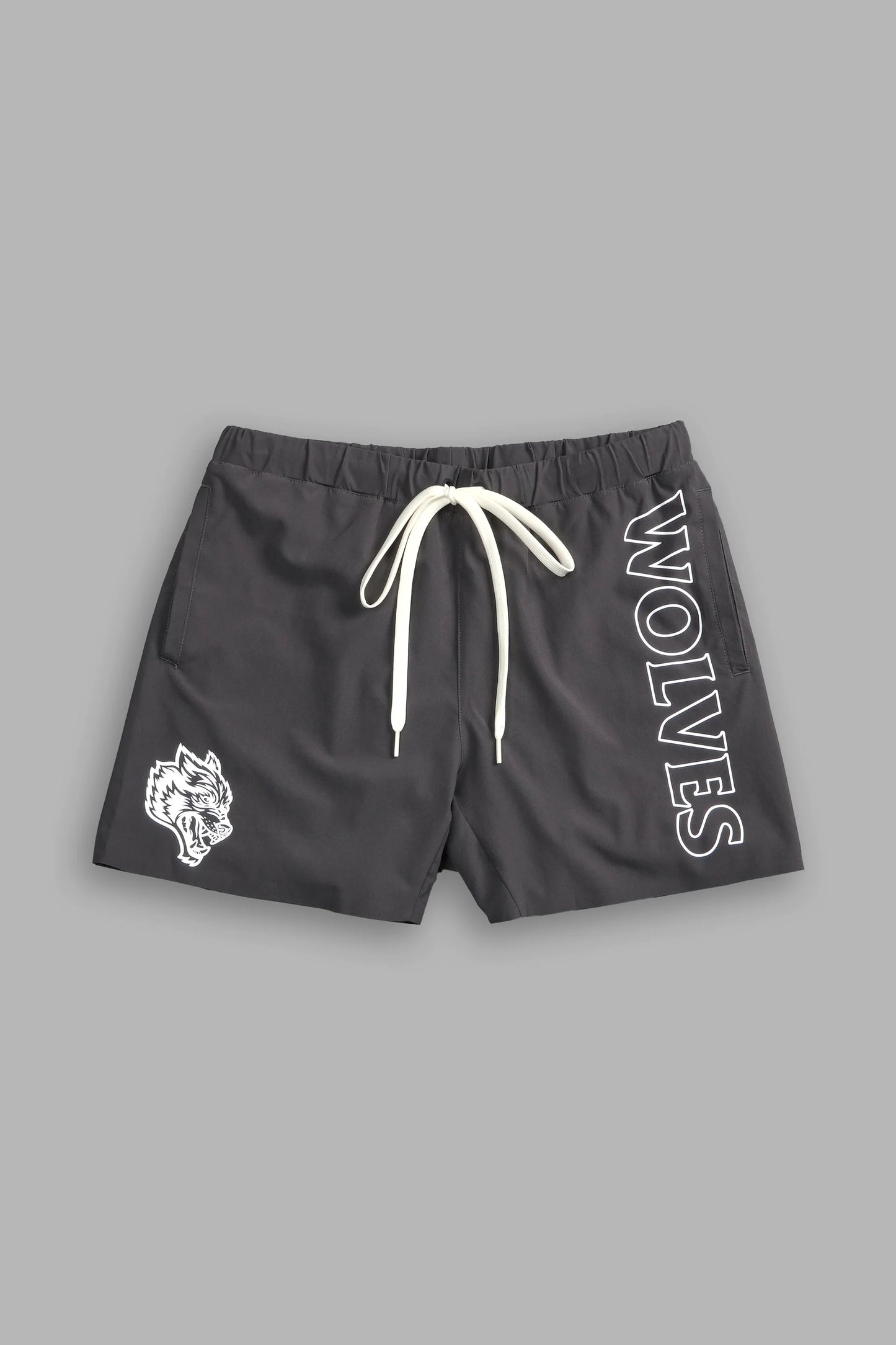 DS - Wolves Hardcore Compression Shorts in Wolf Grey