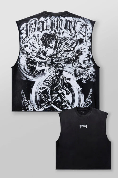 3061 - Samurai Cut-Offs | Mythic Warrior - Última pieza en XL