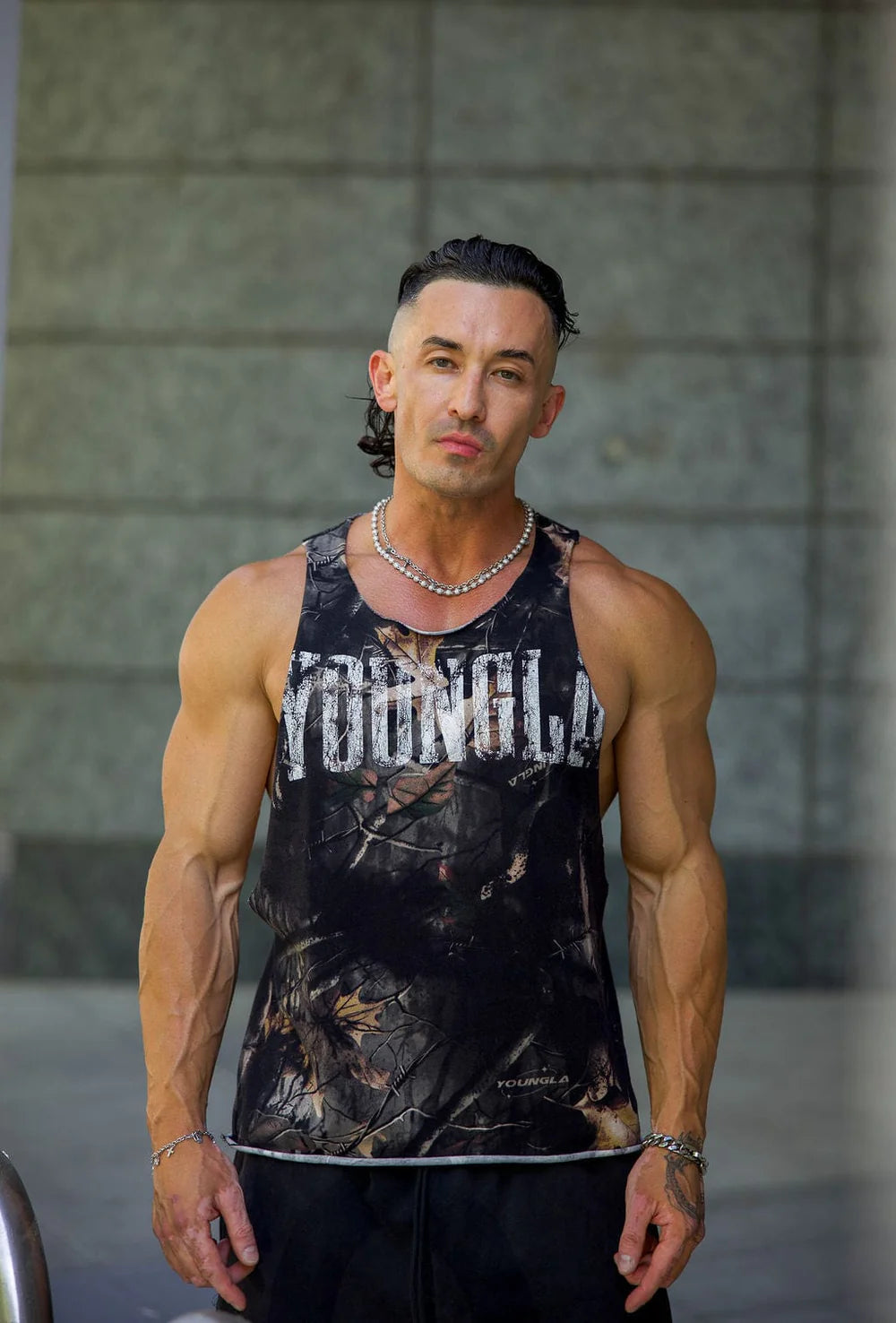 3023 - Bro Delt Tanks - Black Tree Camo