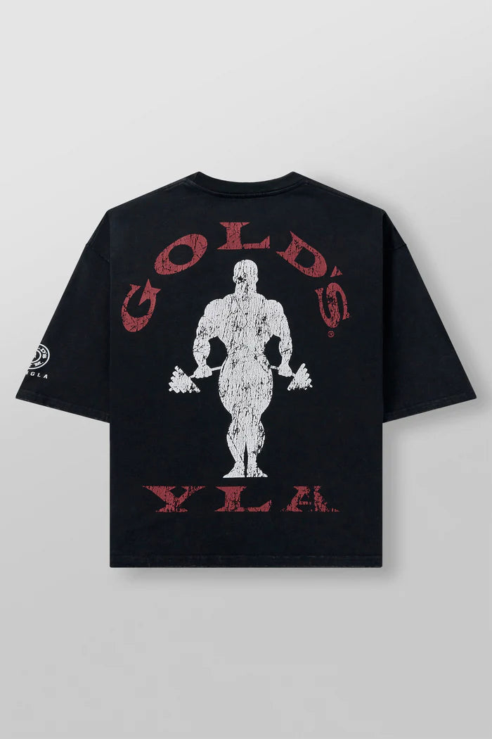 PREVENTA 4002 - Golds Gym New Age Tees - BLACK