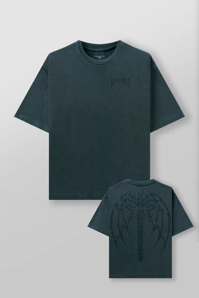 4234 - Backbone Tees - Teal Wash