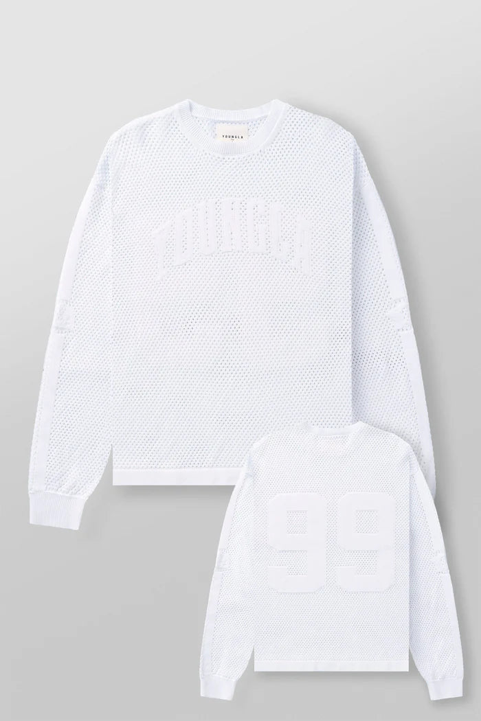 8016 - 99 Knit Long Sleeves - Blanca - Última pieza en S