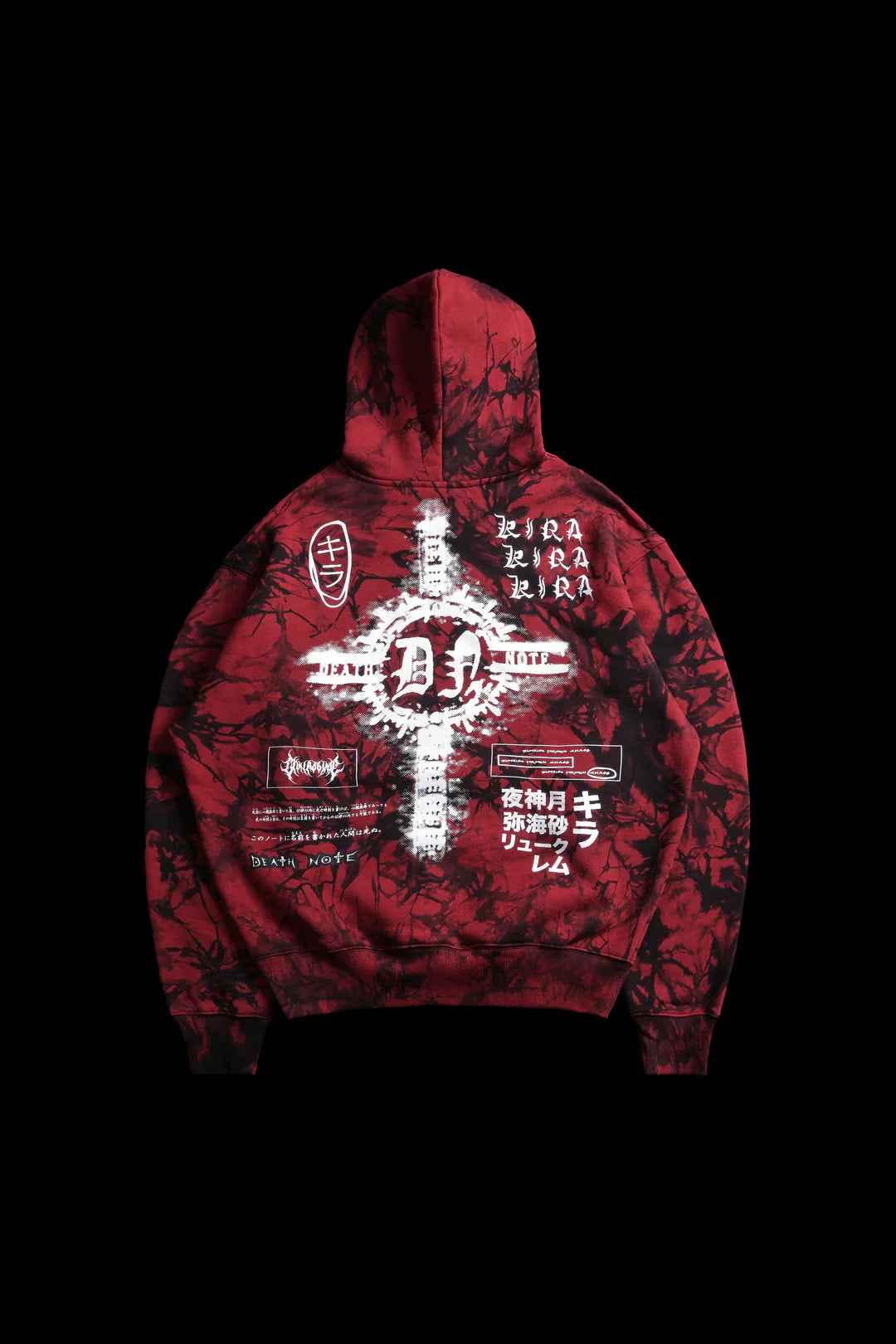 CIVIL REGIME Death Note Regime Hoodie in Lava Wash