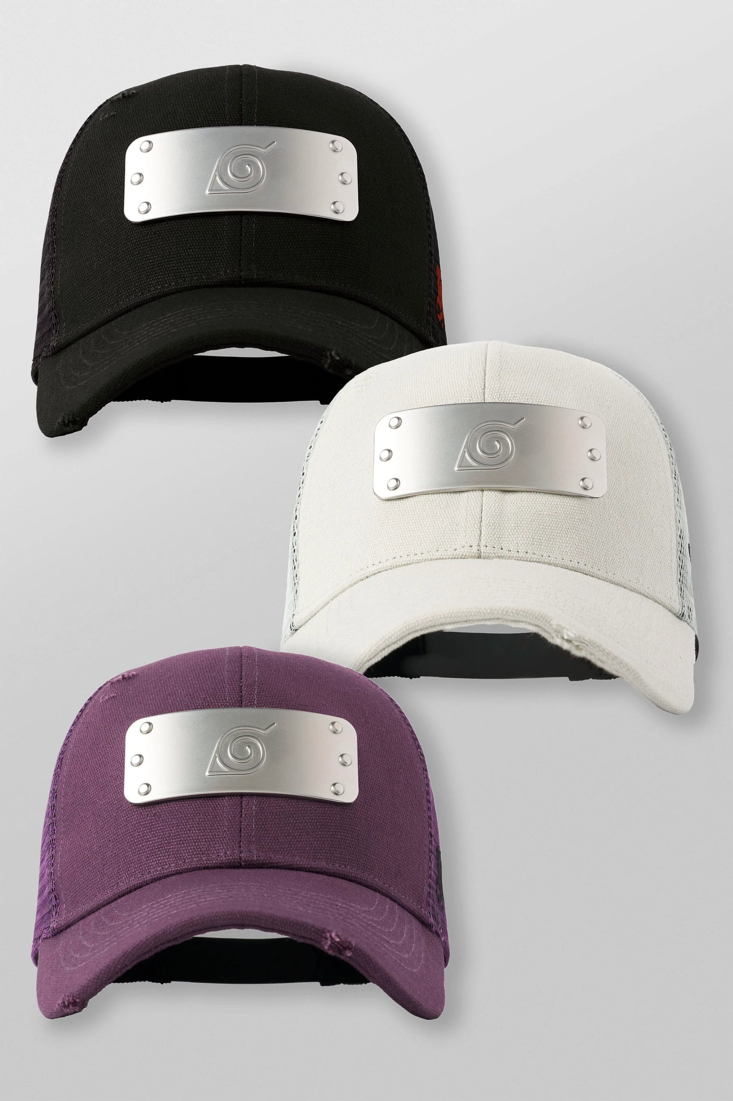 PRE-ORDEN: 9049 - Naruto Forehead Protector Hats | Black