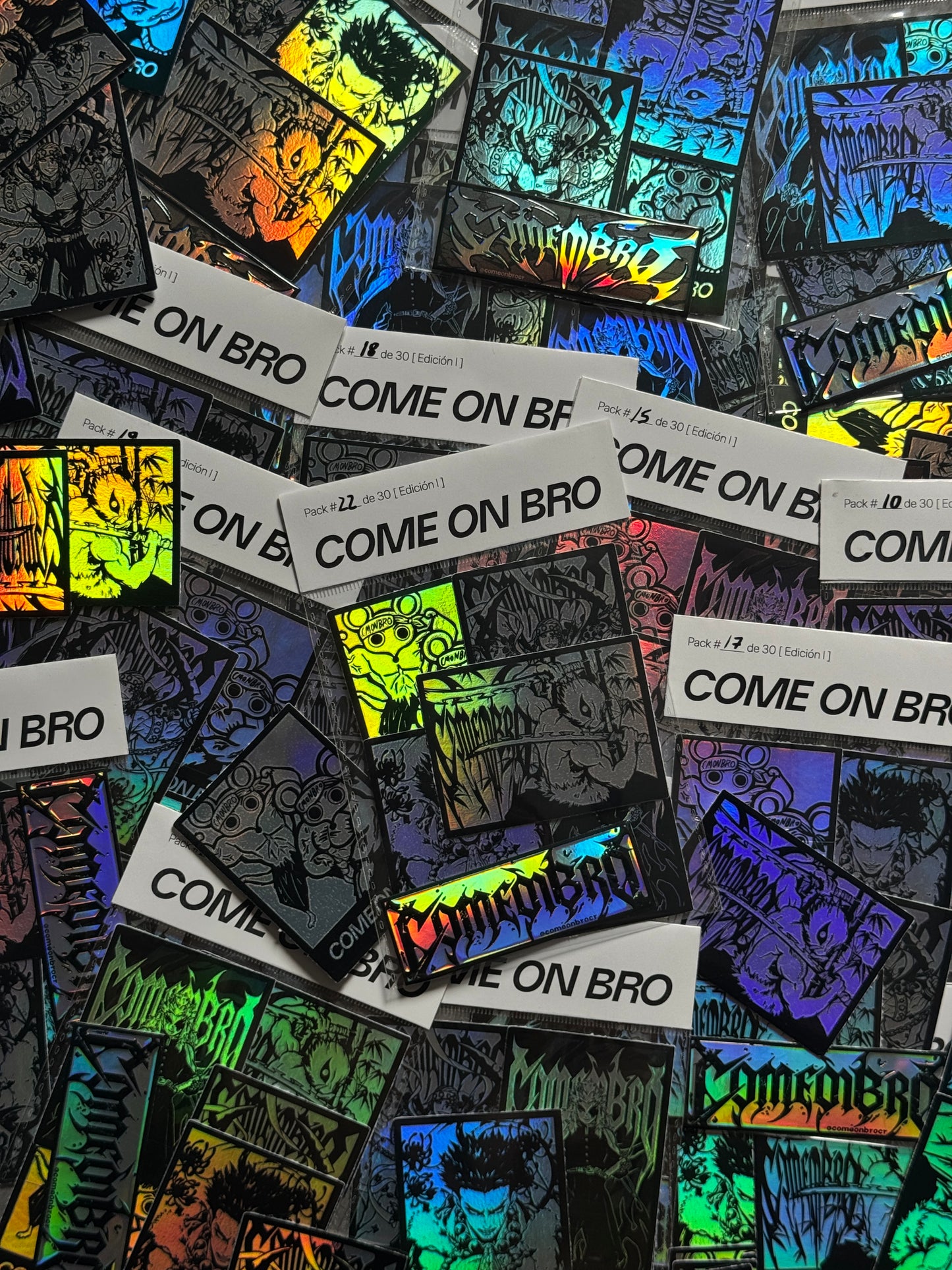 Stickers C´MON BRO 1ER EDICIÓN