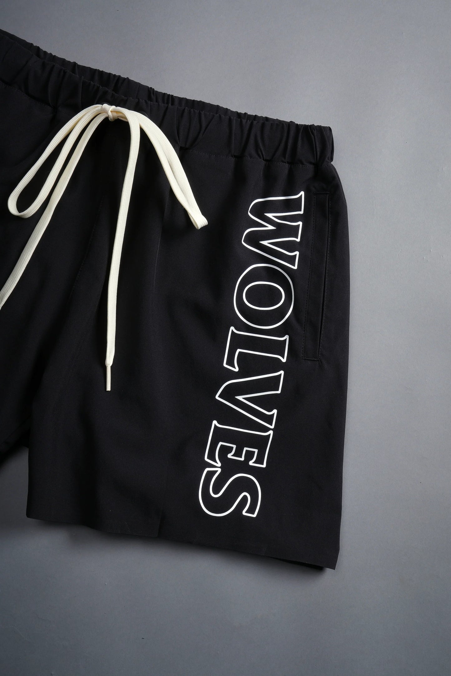 DS - Wolves Hardcore Compression Shorts in Black