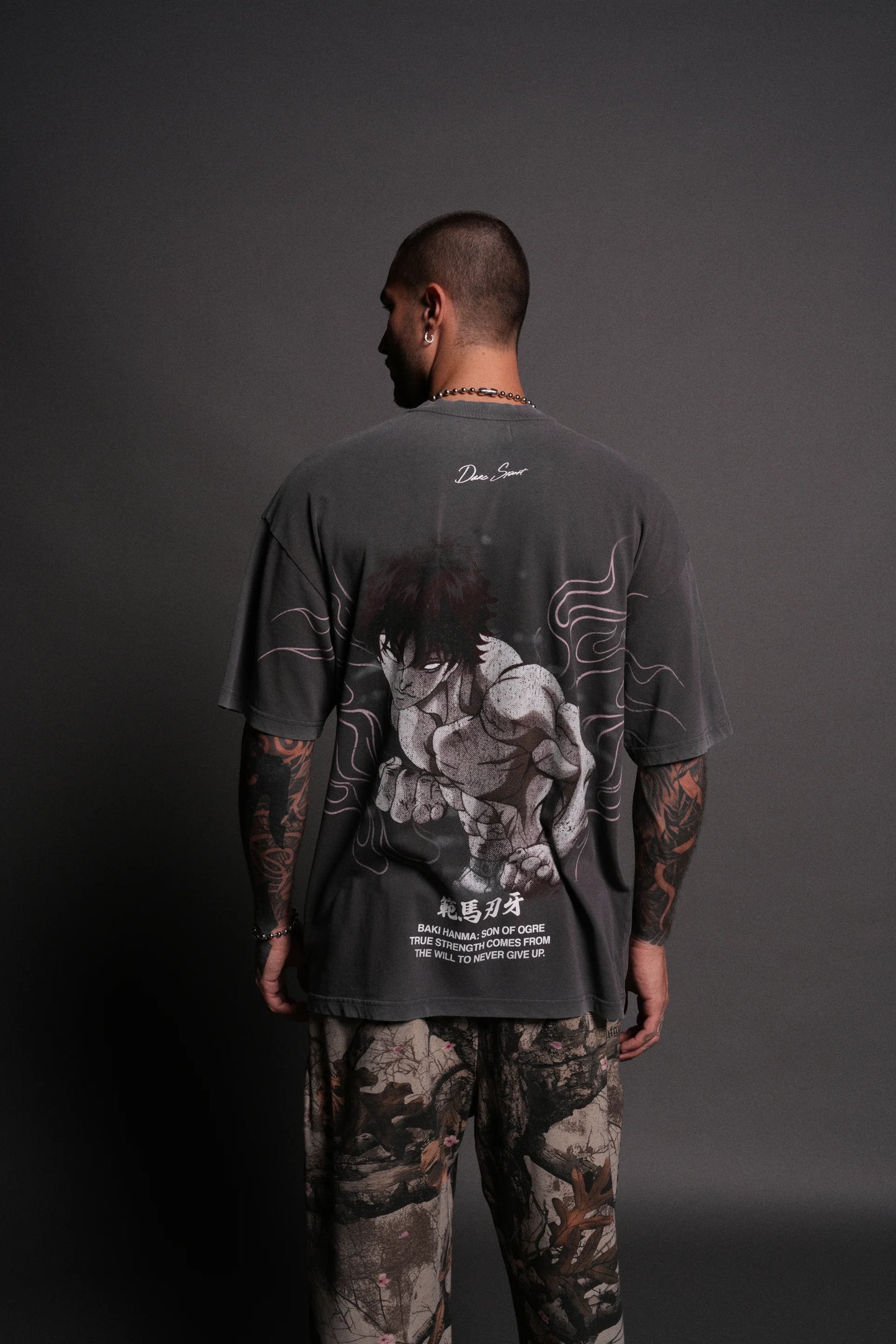 DS - The Champion "Premium" Oversized Tee in Wolf Gray