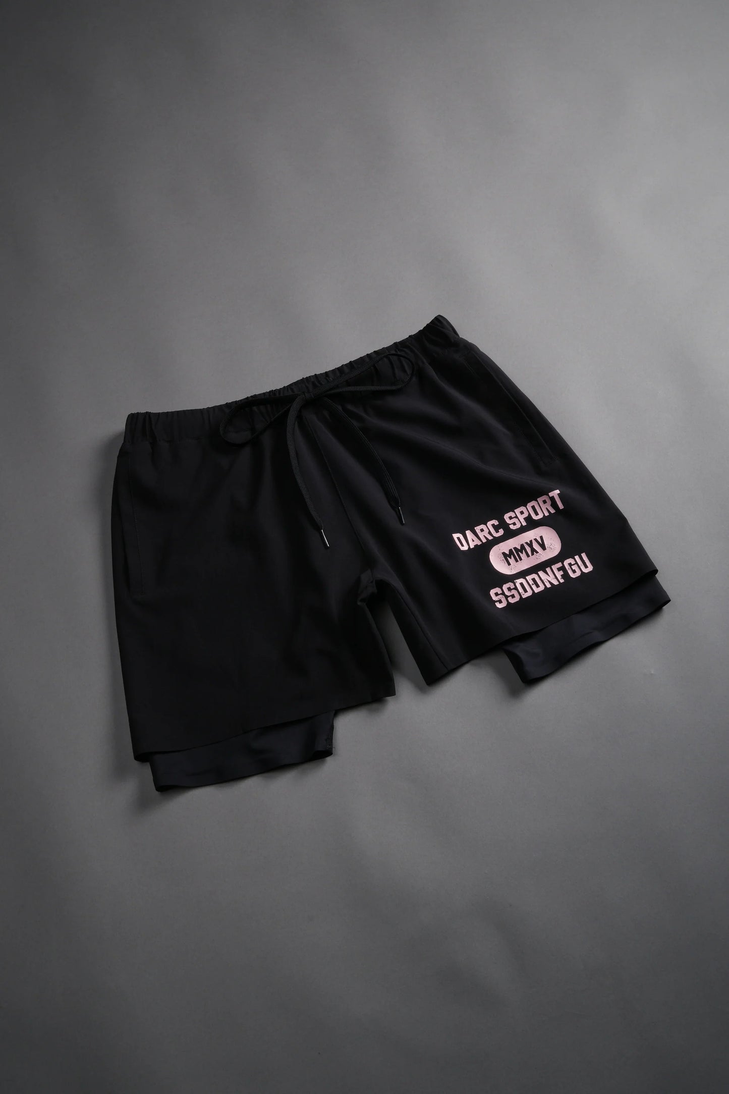 DS - Wolves Forever Compression Shorts in Black