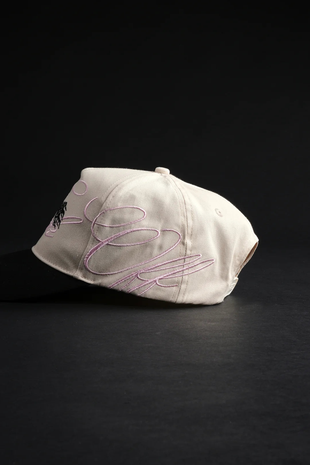 Civil - F*ck Off 5 Panel Strapback Hat in Black/Butter