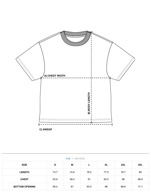 DS - Our Reason "Premium" Oversized Tee in Nightshade