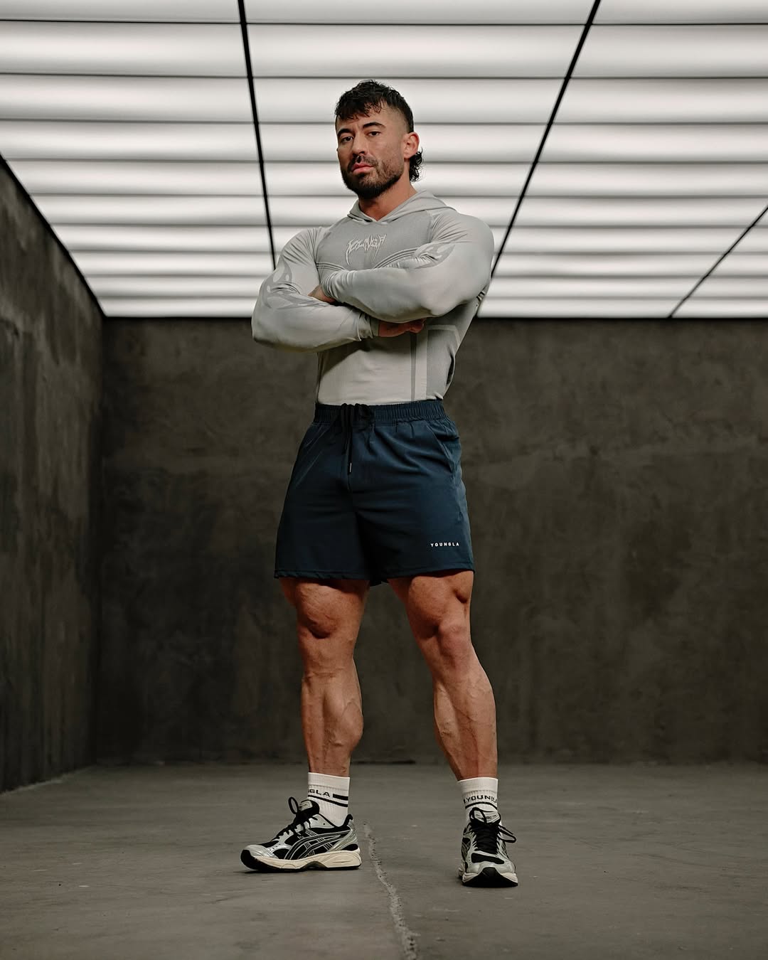 8062 - Warrior Compression Hoodies - Gris