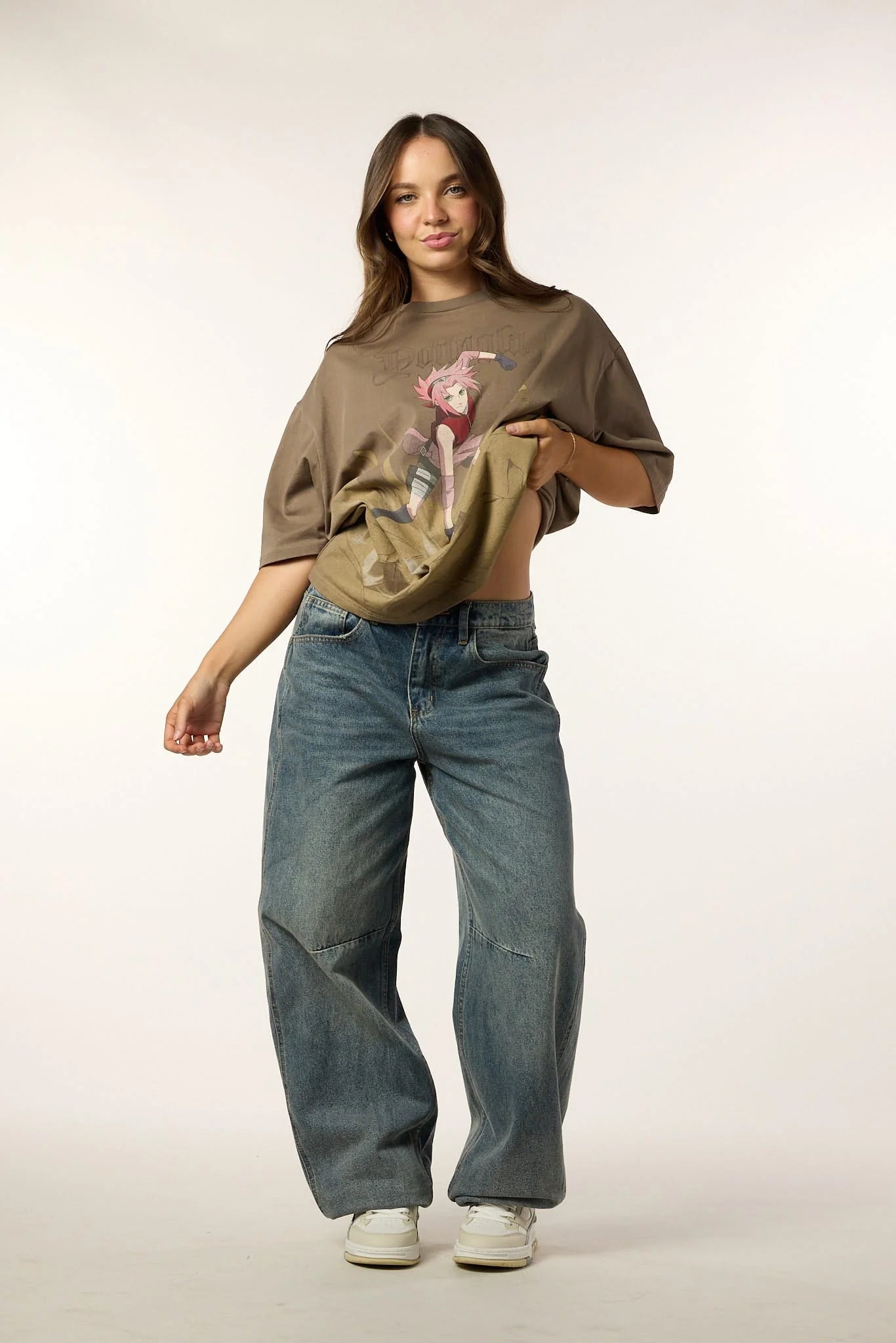 PRE-ORDEN: W4360 - Naruto Washed Tee | Washed Tan