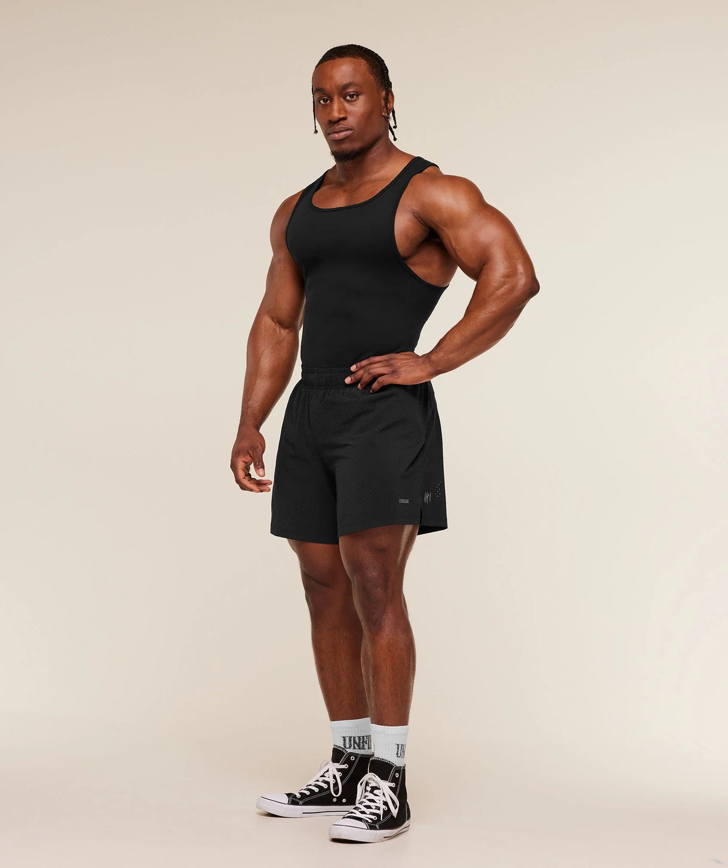 Gymshark x CBUM Ribbed Tank | Black