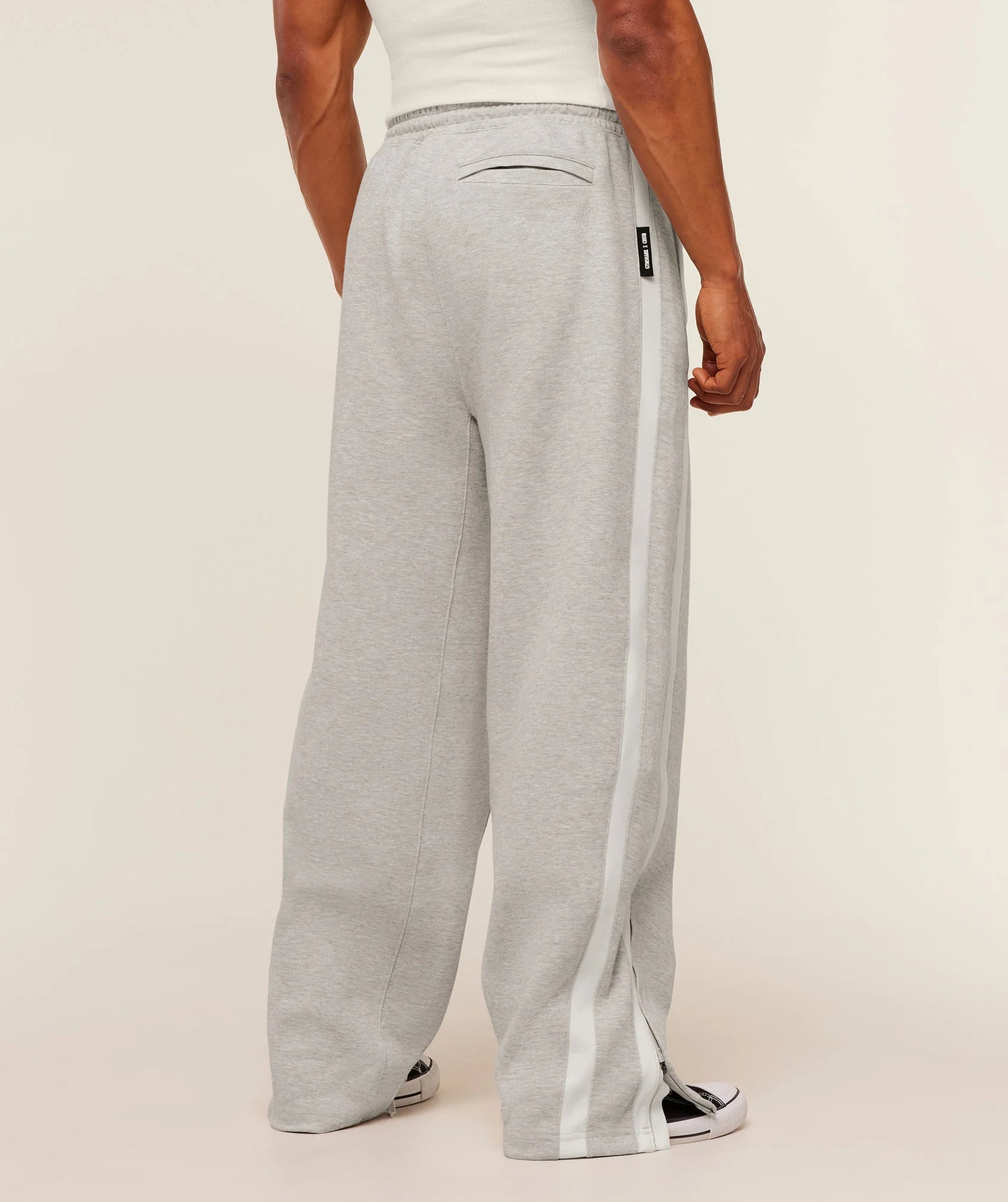 Gymshark x CBUM Straight Leg Jogger | Bros Stone Grey Marl