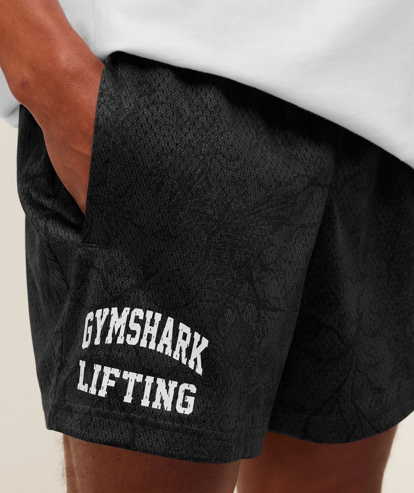 Lifting Mesh 5" Shorts | Black/Grey