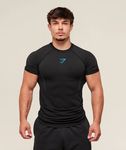 Onyx 5.0 Seamless T-Shirt | Black/Onyx Grey