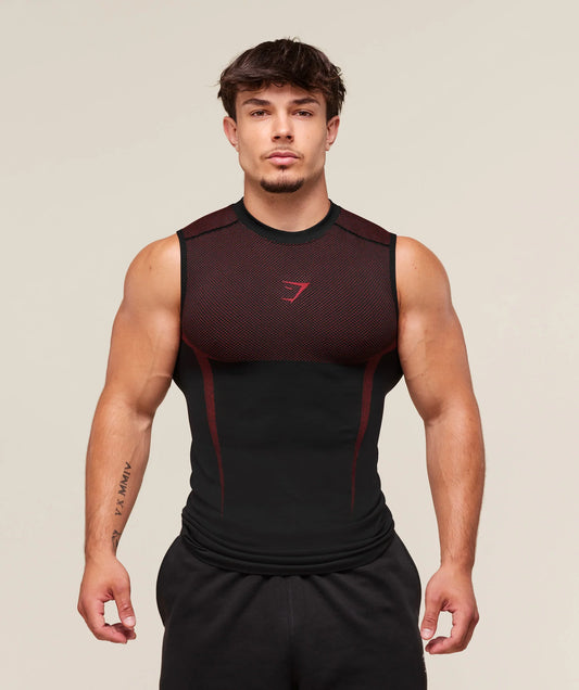 Onyx 5.0 Tank | Black/Carmine Red