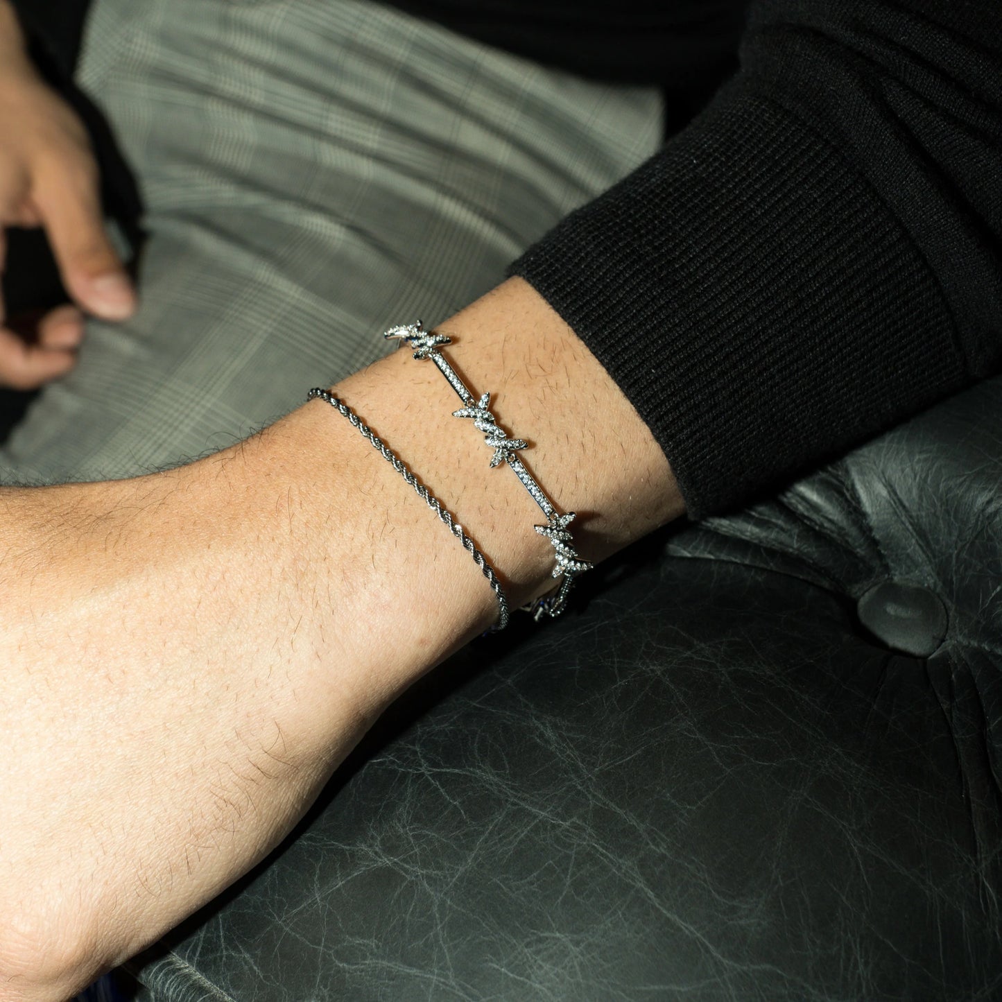 Minimal Rope Bracelet - Silver RG379