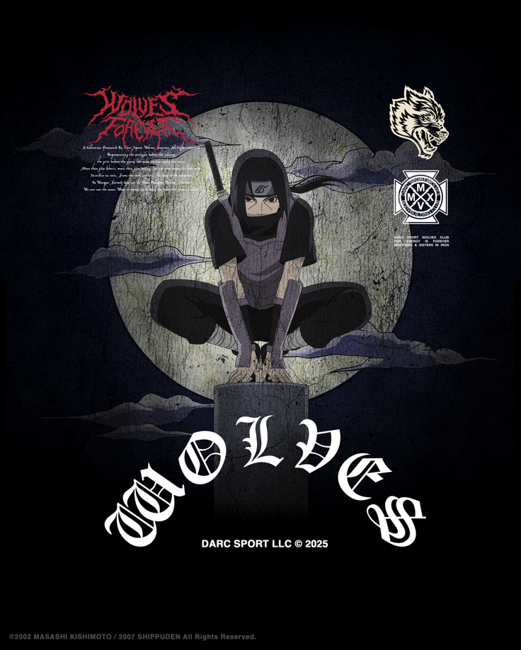 DS - UNDER THE MOON "PREMIUM" OVERSIZED TEE IN BLACK - ÚLTIMAS PIEZA: S