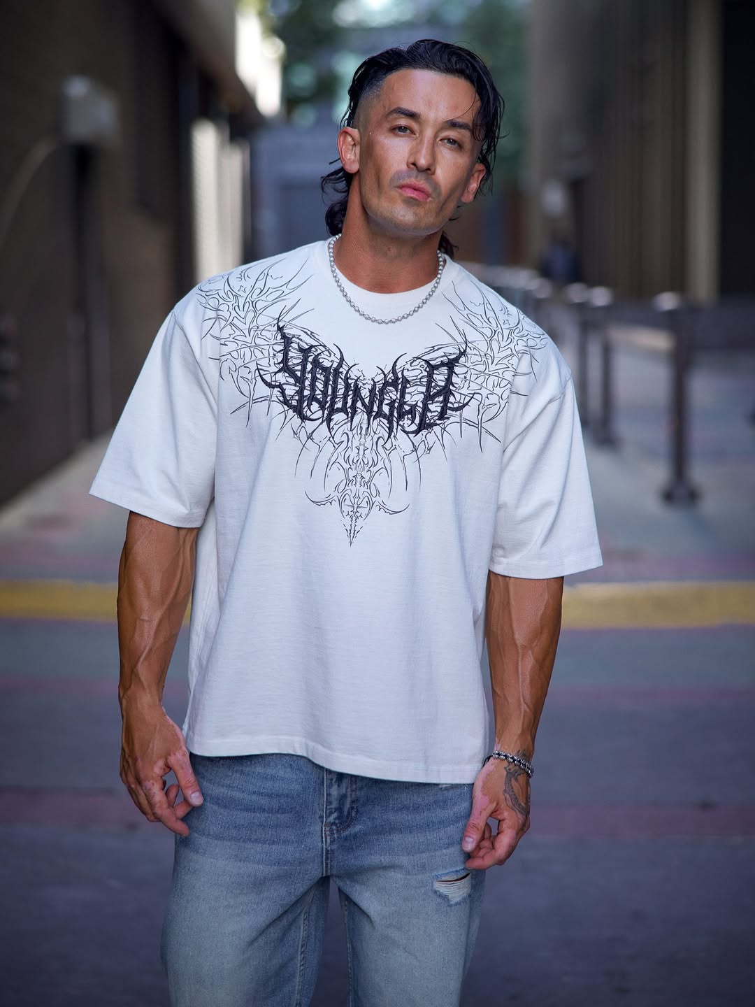 4149 - Gothic Tees - Off-White