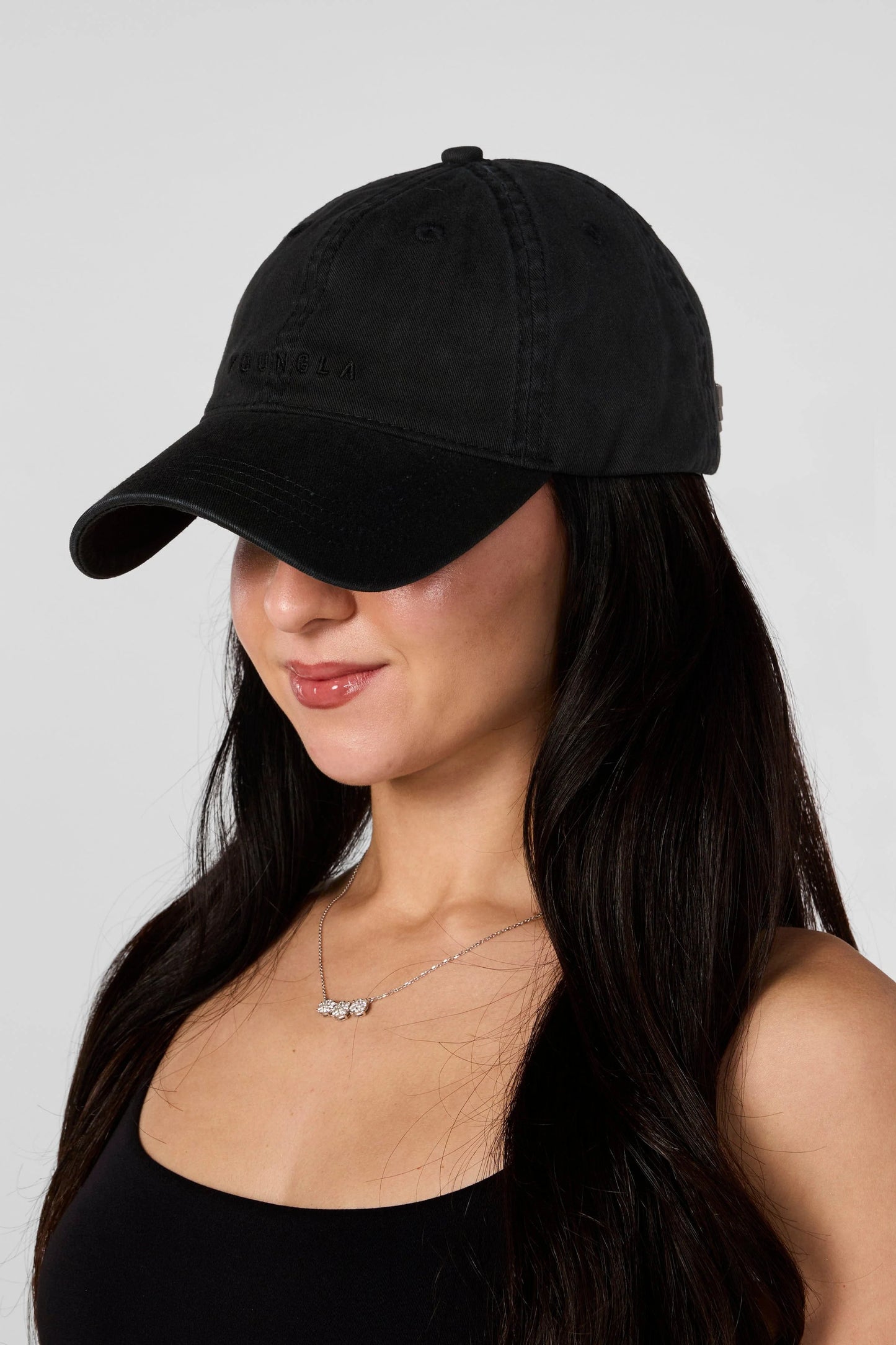 W6072 - Studio Edit Washed Hat | Black