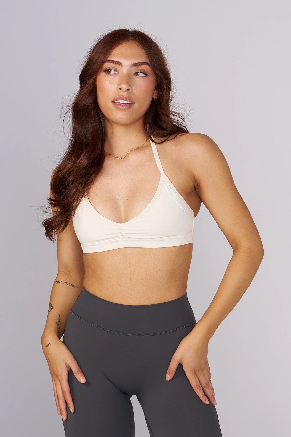 W335 - Urban V-neck Bra | Off-White