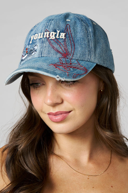 W6140 Looney Tunes Hat | Denim