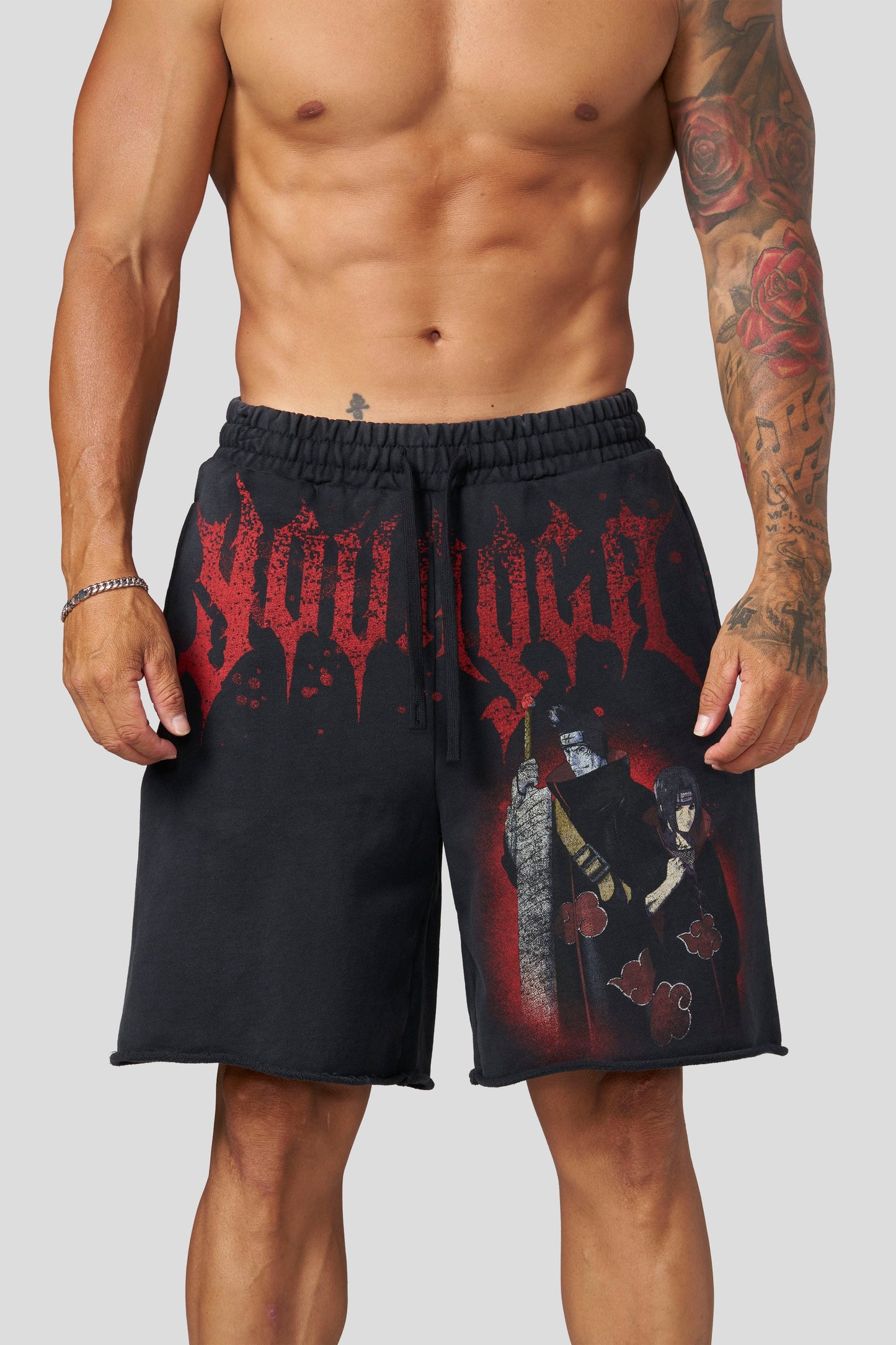 PRE-ORDEN: 1002 - Naruto Sweat Shorts | Itachi & Kisame