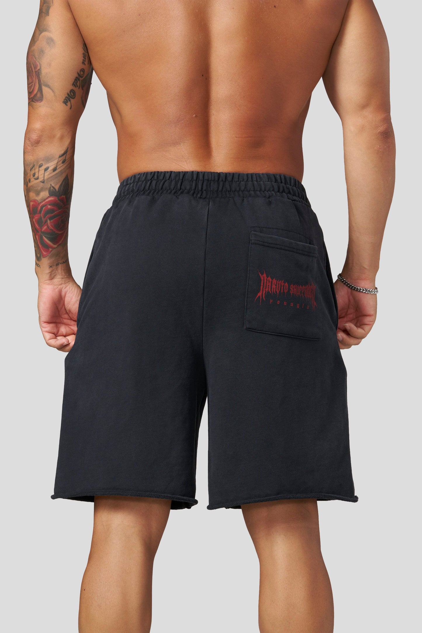 PRE-ORDEN: 1002 - Naruto Sweat Shorts | Kakashi vs Zabuza