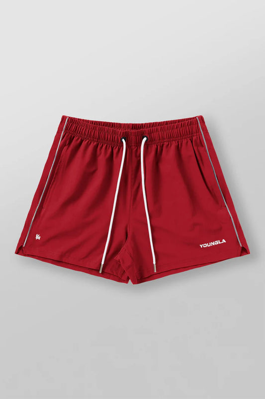 1021 - Leg Day Shorts - RED - BAKI SHORTS ***