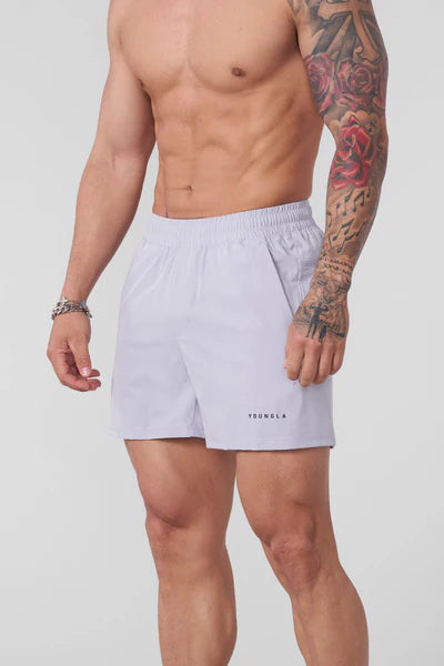 1022 - Staple Shorts 4.5" -  Light Grey