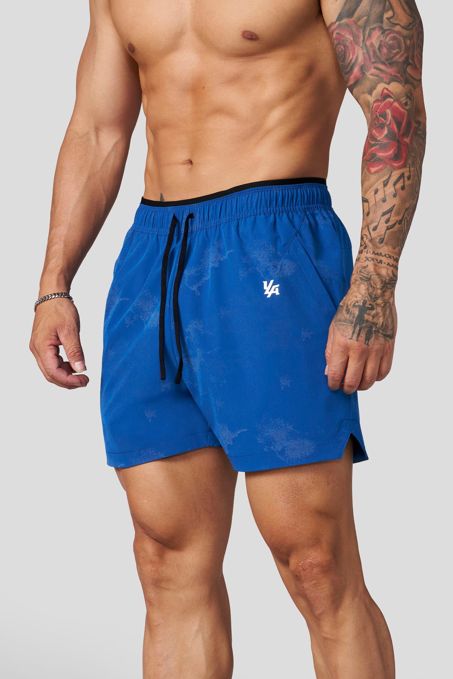 PRE-ORDEN: 1052 - Reflective Fitness Shorts | Navy