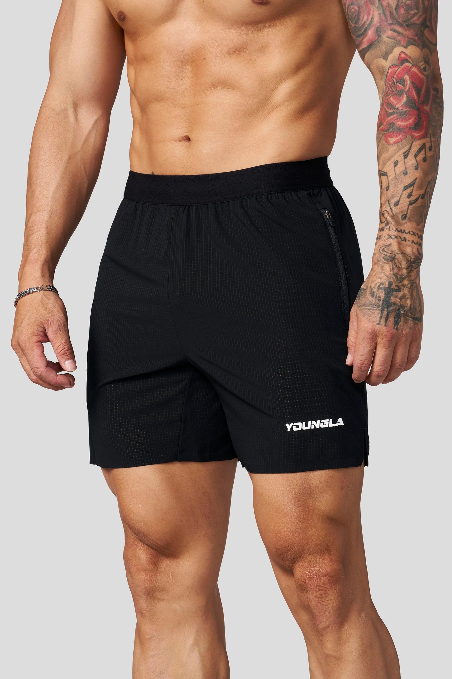PRE-ORDEN: 1059 - Ultra Lightweight Fitness Shorts | Black