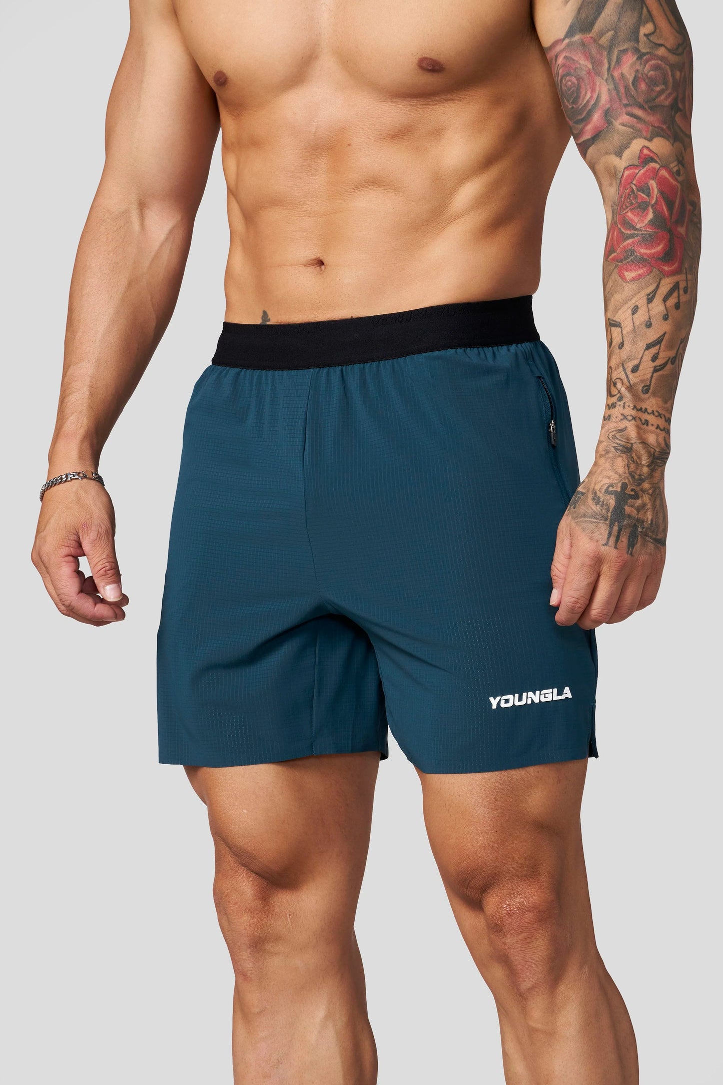 PRE-ORDEN: 1059 - Ultra Lightweight Fitness Shorts | Teal