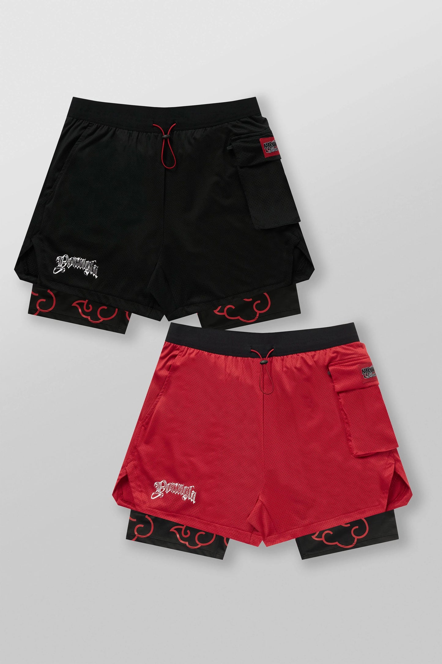 PRE-ORDEN: 1094 - Naruto Compression Shorts | Black