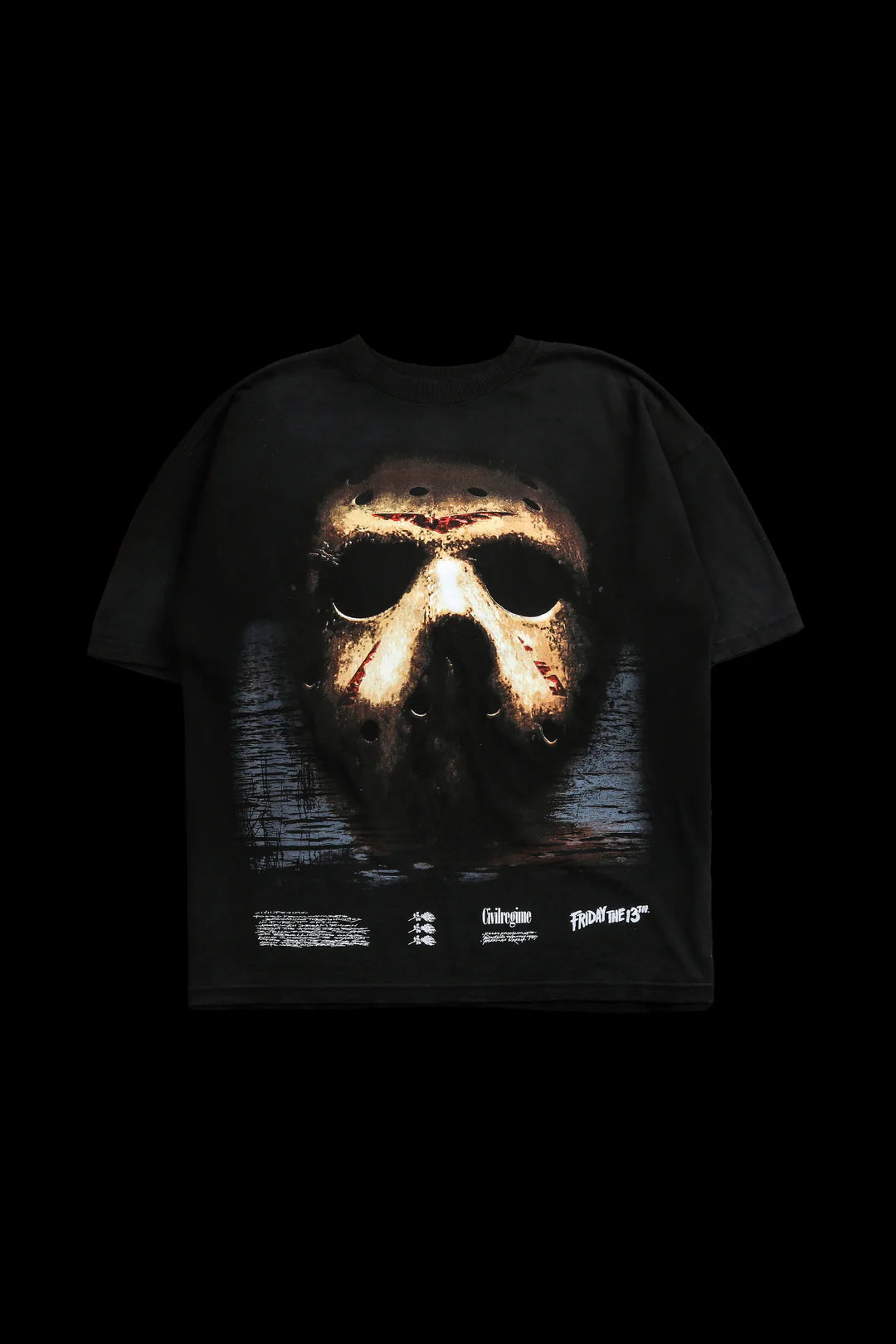 Jason American Classic Oversized Tee in Black
