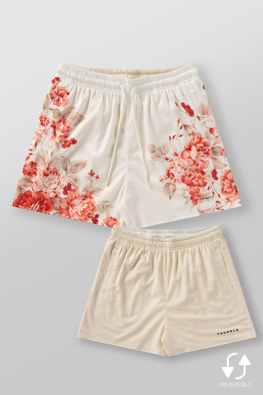 1111 - Skulls & Roses Reversible Shorts | Off-White Autumn