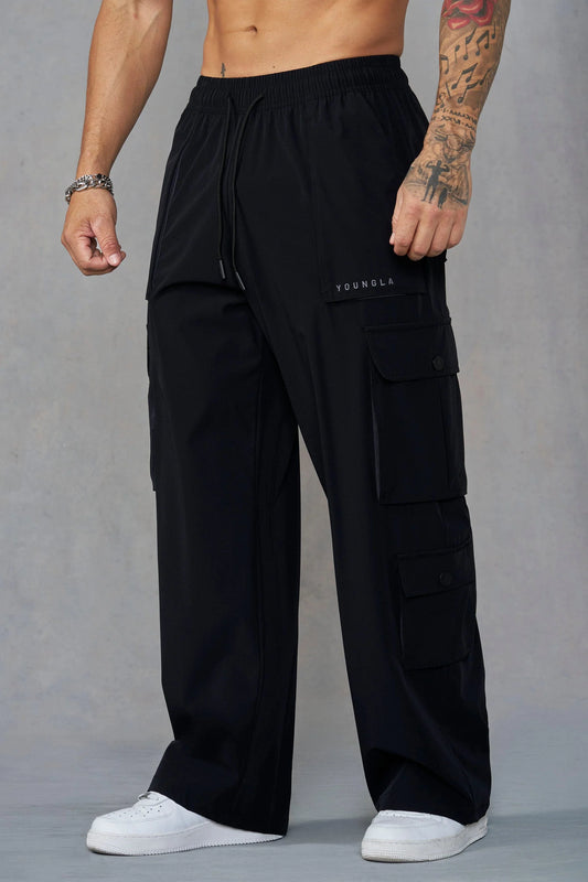 2023 - Baggy Gym Cargos | Black