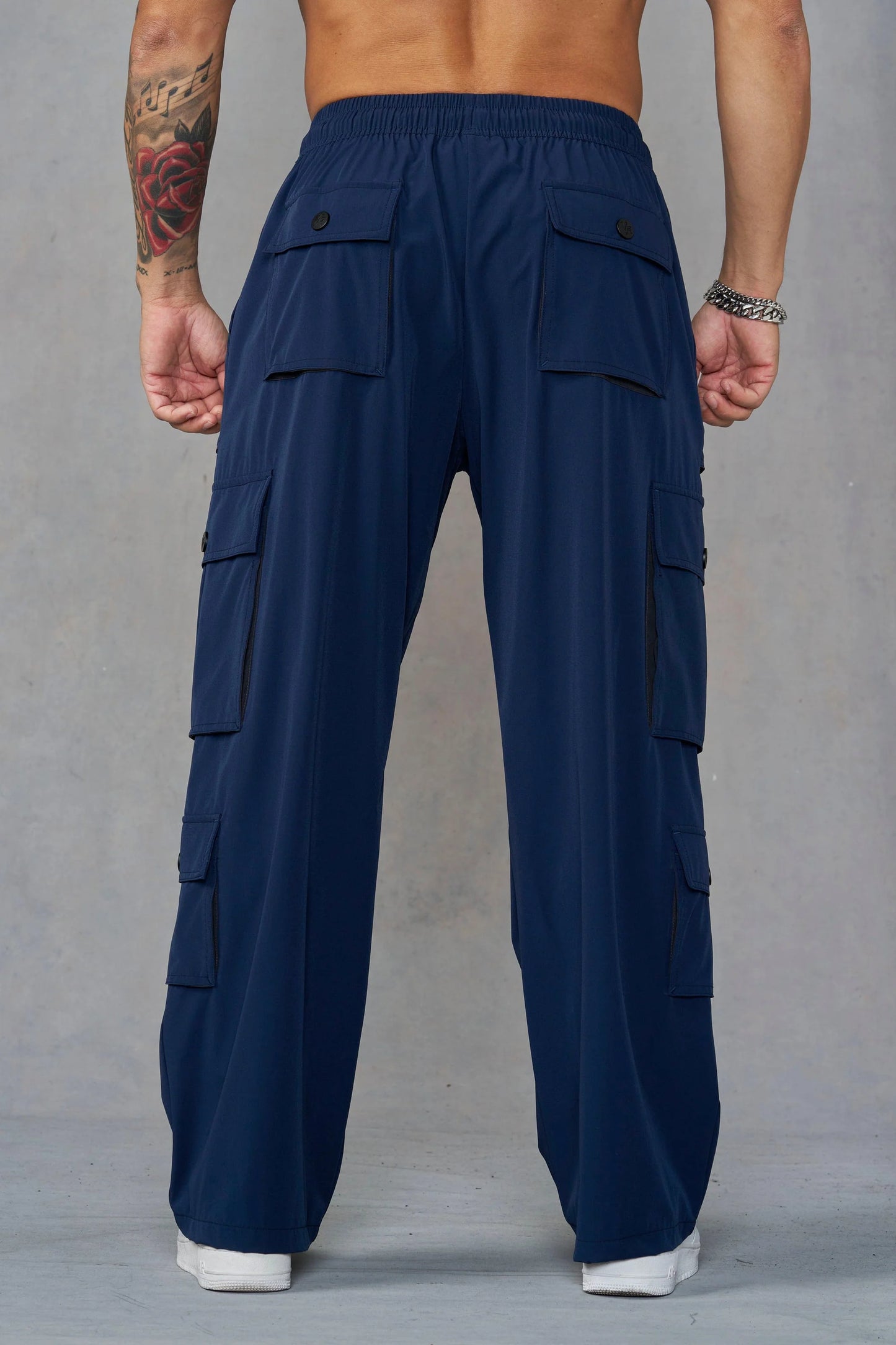 2023 - Baggy Gym Cargos | Dark Navy