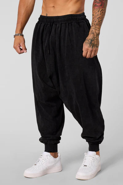 2029 - Harem Pants | Black Wash