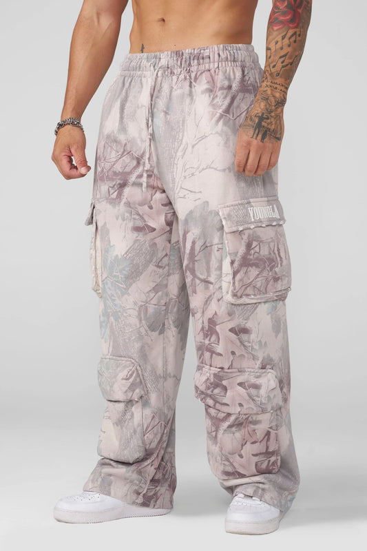 2033 - Heritage Camo Cargo Sweats | Desert Tan Tree Camo