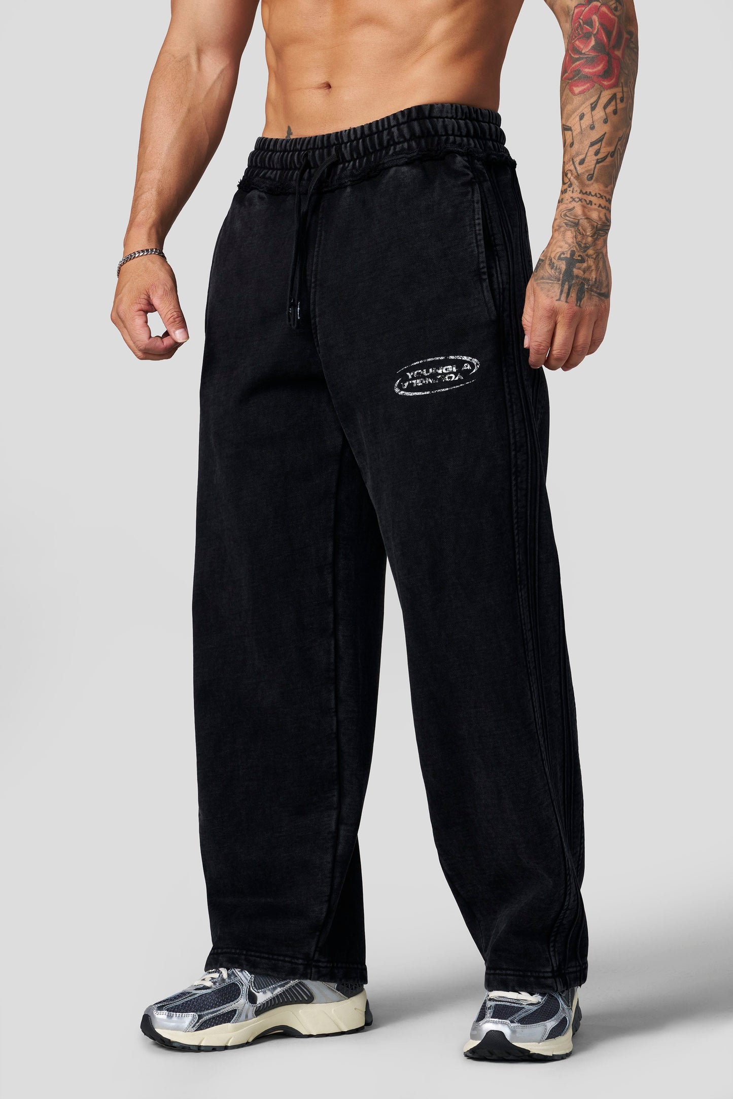 2121 - Raw Pipe Sweats | Black Wash
