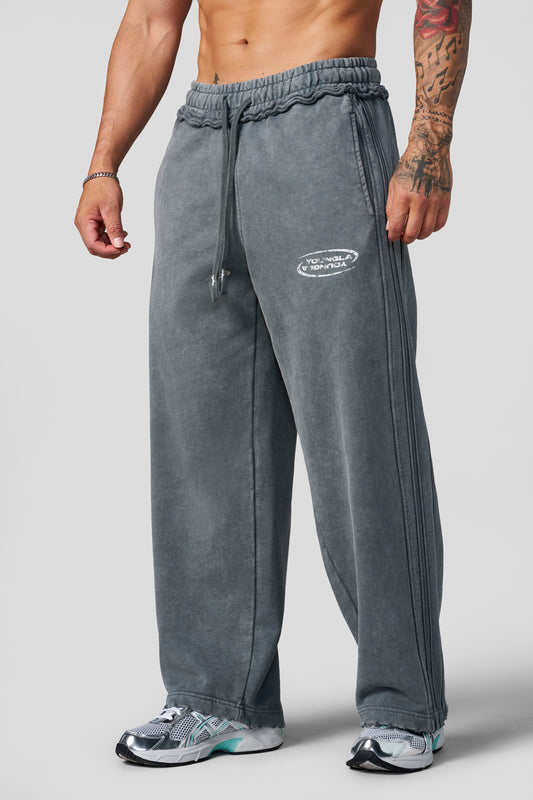 2121 - Raw Pipe Sweats | Grey Blue Wash