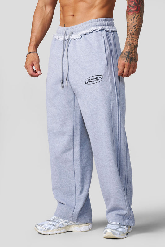 2121 - Raw Pipe Sweats | Heather Grey