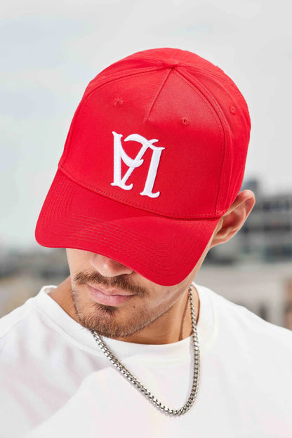 919 - LA Reversed Hat - ROJO