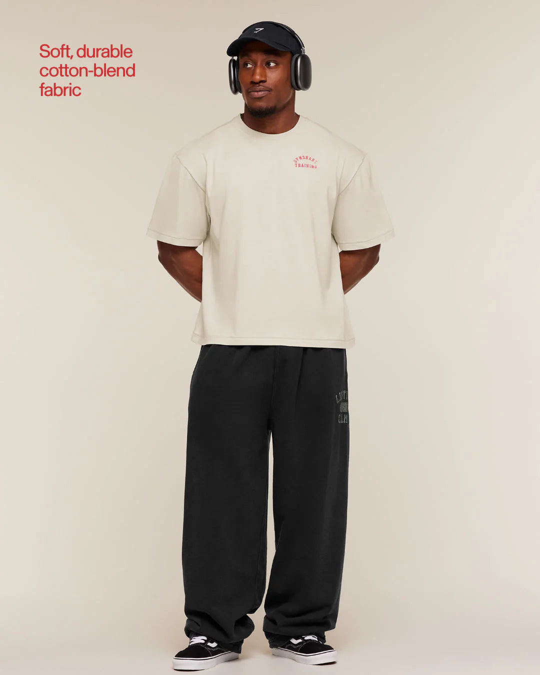 Retro Collegiate T-Shirt | Tinted White