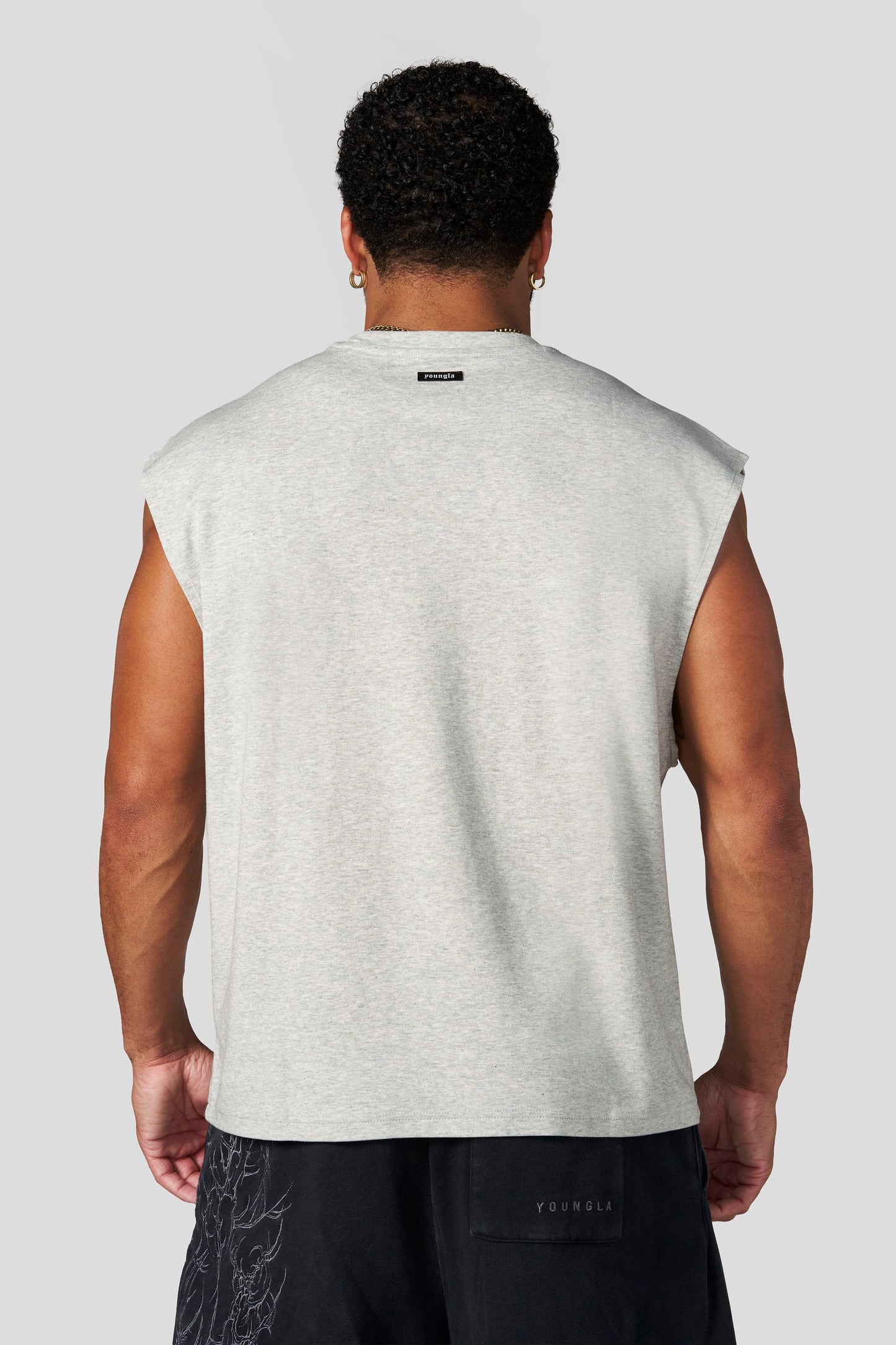 PRE-ORDEN: 3019 - Elevated Cut-Off | Heather Grey