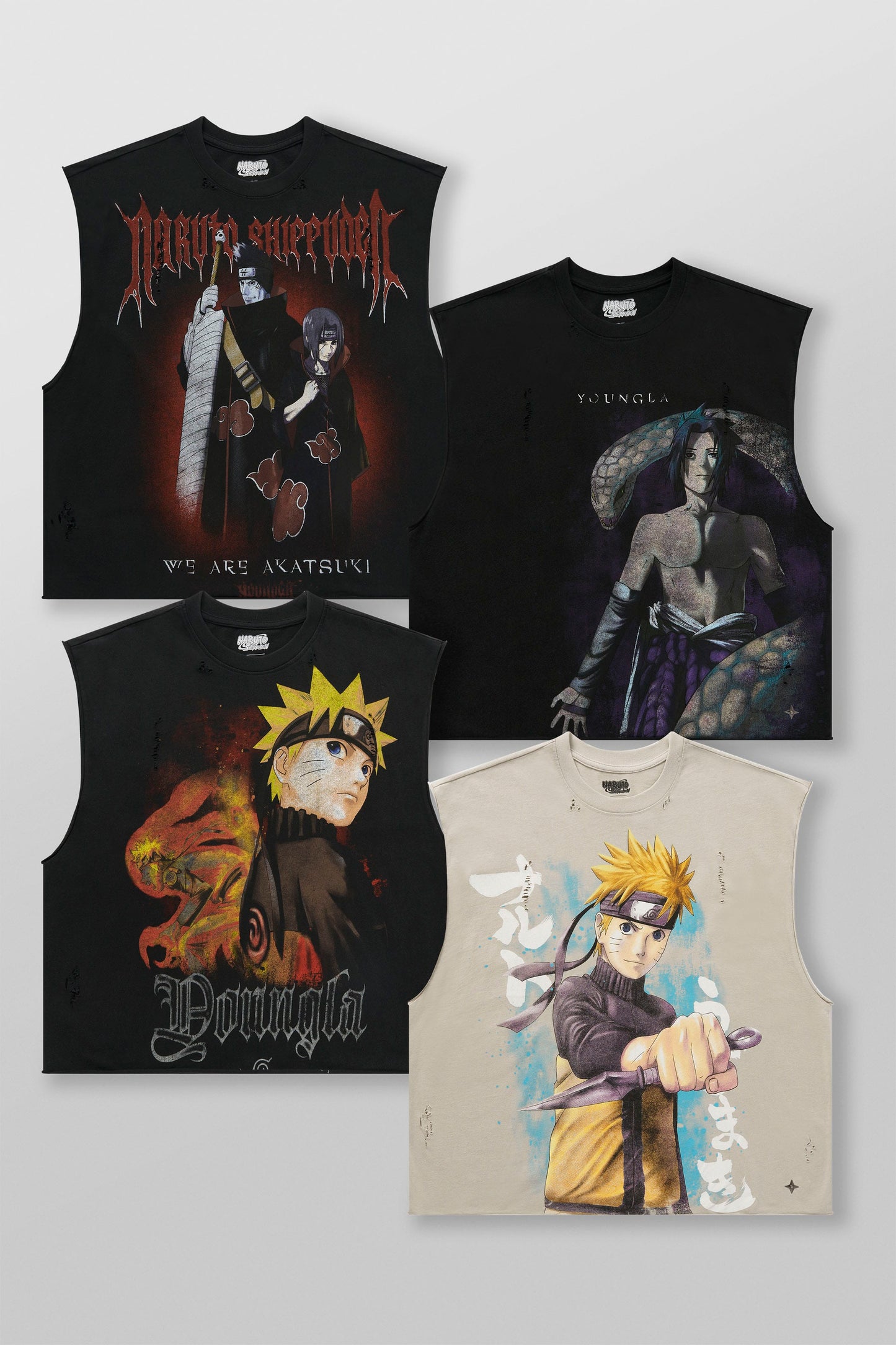 PRE-ORDEN: 3055 - Naruto Cut-Offs | Team Orochimaru