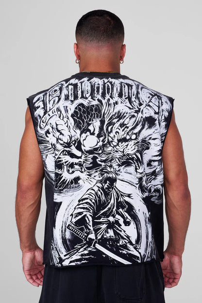 3061 - Samurai Cut-Offs | Mythic Warrior - Última pieza en XL