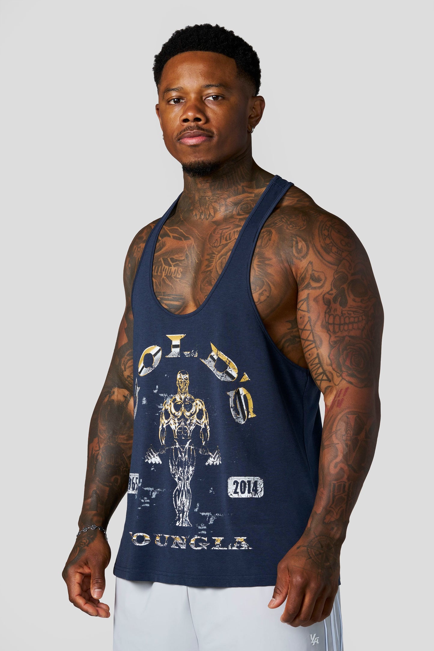 PRE-ORDEN: 3062 - Gold's Glitch Stringers | Navy